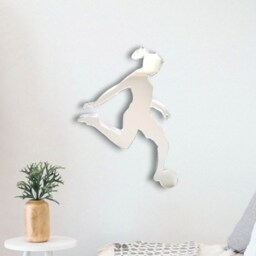 Personalized Football Player Acrylic Mirror Wall Art - Engraved Gift - thumbnail 2