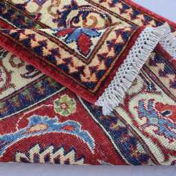 2'7x9'6 Ft Red Bidjar Rug, 10 Runner Afghan Fine Hand Knotted Wool Oriental Rug For Kitchen Runner, Hallway Carpet - thumbnail 4