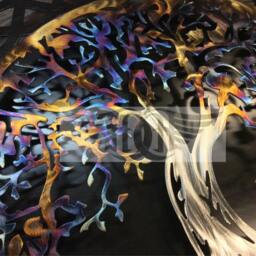 Stainless Steel Tree Of Life Wall Art Celtic Knot Decor - 28 Inch - thumbnail 3