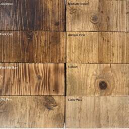 Handmade Reclaimed Wood Coffee Table - Rustic Industrial Scaffold Board With Colourful Hairpin Legs - thumbnail 4