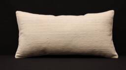 Lumbar Textile Pillow 10x20 Handmade Oriental Home Boho Turkish Pillowcover Chair Small Oblong Cushion Cover Tribal 4Yef-209 - thumbnail 1