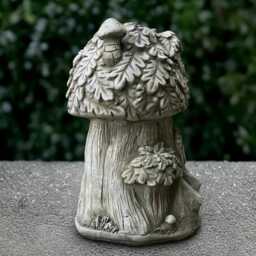 Garden House Statue Concrete Flower Home Sculpture Outdoor Ornament Front Door Decoration Handmade Art House Lover Gift - thumbnail 3