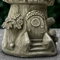 Garden House Statue Concrete Flower Home Sculpture Outdoor Ornament Front Door Decoration Handmade Art House Lover Gift - thumbnail 4