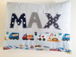 Personalized Baby Pillow With Name Cars