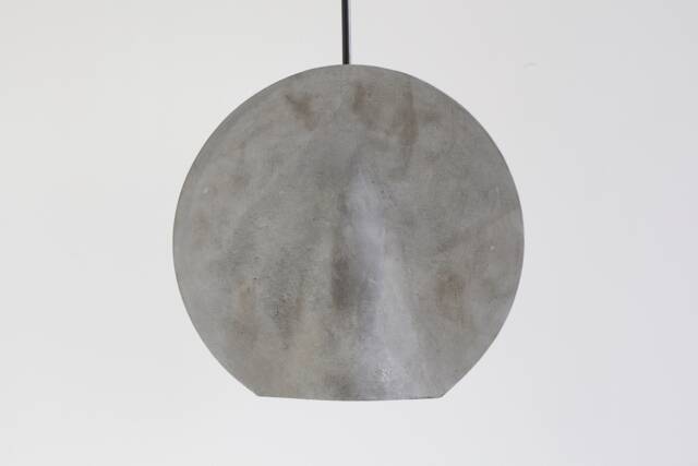 Handmade Concrete Disc Pendant Light Modern Minimalist Lighting - image 1