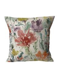 "Iliv Water Meadow Clementine Floral Print Cushion Cover 16"" 18"