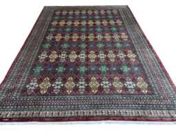 8x12 Pink Color Bokhara Rug - 2.50x3.65 Kids Room Luxury Area Turkish Fine Quality Afghan