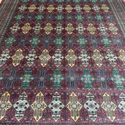 8x12 Pink Color Bokhara Rug - 2.50x3.65 Kids Room Luxury Area Turkish Fine Quality Afghan - thumbnail 3