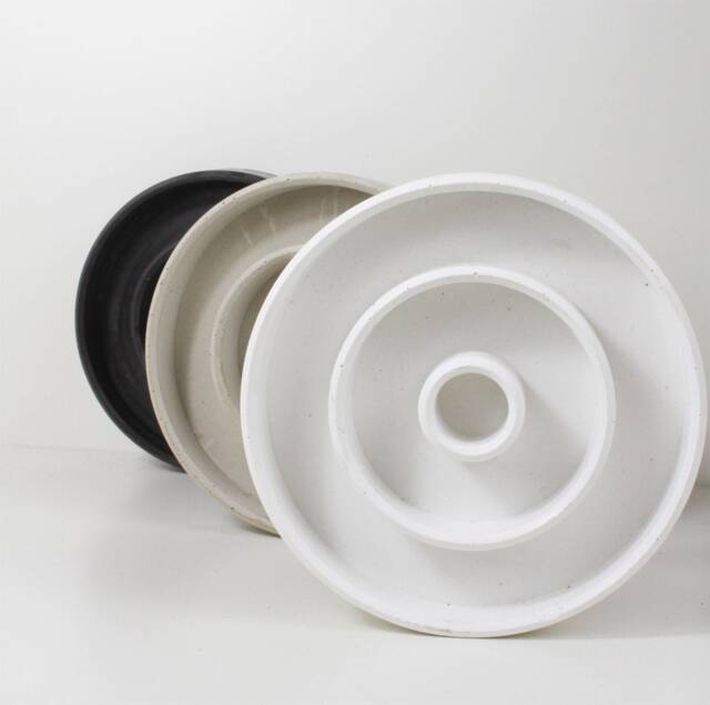 Concrete Candlestick/Candle Holder, Decorative For Living Room/Bedroom, Candle Home Accessories, Design, 14 cm Diameter - image 1
