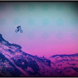 Mountain Bike Beach Towel Original Mtb Art Gift - 70x35 Inches - thumbnail 3