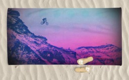 Mountain Bike Beach Towel Original Mtb Art Gift - 70x35 Inches