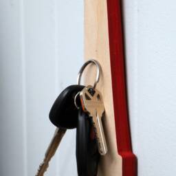 Eiffel Tower Wall Key Holder - Custom Decor Paris - Famous Landmark Cutouts Any Shape Minimalist Style - thumbnail 3