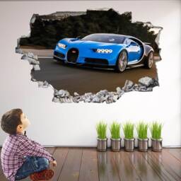 Supercar Sports Car Wall Sticker Mural Decal Poster Print Art Kids Bedroom Home Decor Bl8 - thumbnail 2