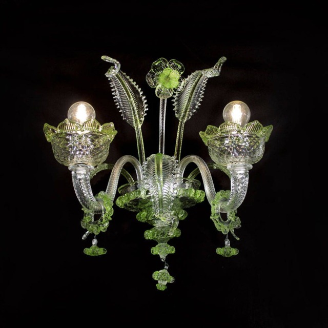Imperiale Wall Lamp 2 Lights Crystal & Color - image 1