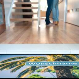 "Doormat With Name, Personal ""Hollywood" - thumbnail 2