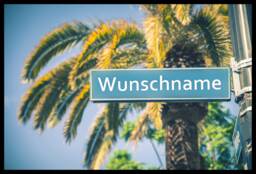 "Doormat With Name, Personal ""Hollywood" - thumbnail 1