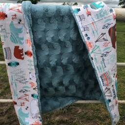 Beary Blue Blanket - thumbnail 2