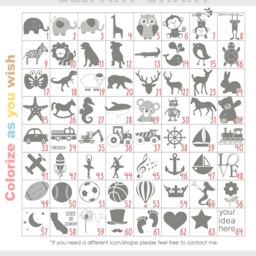 Fox Birth Stats Print Woodland Nursery Decor, Baby Boy Gift - thumbnail 3