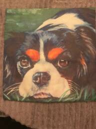 Good Dog King Charles Spaniel Indoor/Outdoor Zippered Pillow Cover
