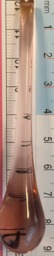 Drop, Spare Part For Venini Or Not Chandeliers, Pink Color, Of 9 cm Length