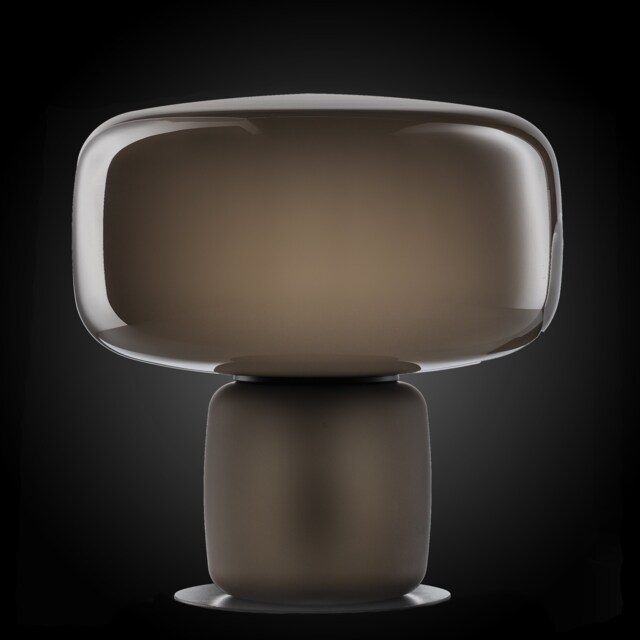 Modern Crystal Murano Table Lamp - Model Cogi Cristalleria Italia Contemporary Minimal Design - image 1