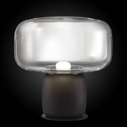 Modern Crystal Murano Table Lamp - Model Cogi Cristalleria Italia Contemporary Minimal Design - thumbnail 3