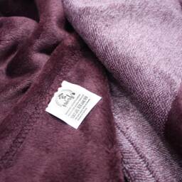 Henrys Premium Living Blanch/Wool Cover/Day Blanch-High Quality Xl Blanket-Soft Fleece, Warm & Fluffy - 140 X 190 cm Bordeaux Red - thumbnail 3