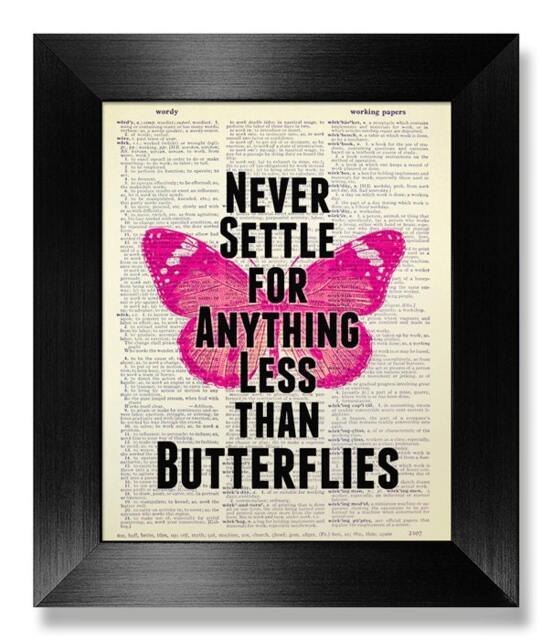 Girl Room Decor, Office Wall Art, Wedding Gift Couple, Anniversary Her Him, Love Sign, College Dorm Butterfly Poster Print