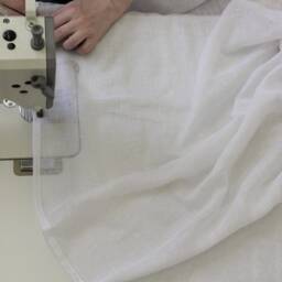 Ruffle Linen Sheer Curtain Custom Grommet Panel - 290cm Wide - thumbnail 4