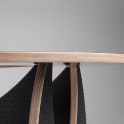 Coffee Table, Plywood Furniture, Mid Century Modern, Side Table Living Room, Round - thumbnail 4