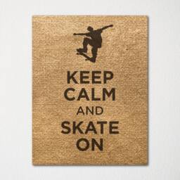 Keep Calm & Skate On - Fine Art Print Choice Of Color Purchase 3 Receive 1 Free Custom Prints Available - thumbnail 3
