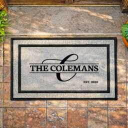 Welcome Doormat - Personalized Door Mat Outdoor Rug Family Washable Custom New Home Decor Rugs - thumbnail 2