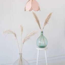 Simple Flower Pendant Light - Blush Pink - thumbnail 4
