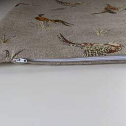 "Cushion Cover in Fryetts Pheasants 14"" 16"" 18"" 20" - thumbnail 3