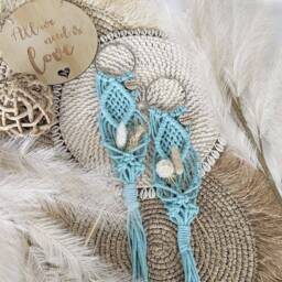 Macrame Plant Hanger/Mini Wall Hanging Planter - thumbnail 4
