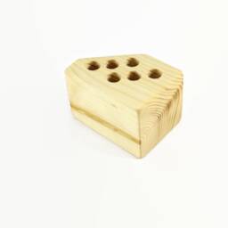 Personalized Wooden Pencil Holder - Pen Desk Decor Wood Wooden Office Organizer - thumbnail 2