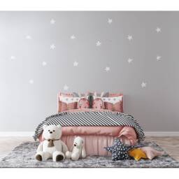 Watercolor Stars Wall Stickers Reusable Boho Nursery Decor - thumbnail 2