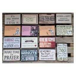 Hanging Sign For Kitchen Or Garden Area - Herbs List On Sage Green Distressed Rustic Style Wood 40x30cm. Retro Wooden Wall Art - thumbnail 3