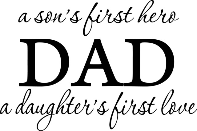 A Son S First Hero Dad Daughter Love Printable Wall Art