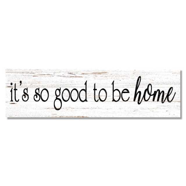 Rustic It's So Good To Be Home Sign - Farmhouse Wall Decor - Entryway Modern - image 1