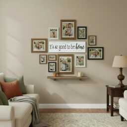 Rustic It's So Good To Be Home Sign - Farmhouse Wall Decor - Entryway Modern - thumbnail 2