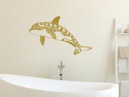 Whale Wall Decals Nautical Vinyl Sticker Decal Bathroom Nursery Home Decor Art Mural Ms748