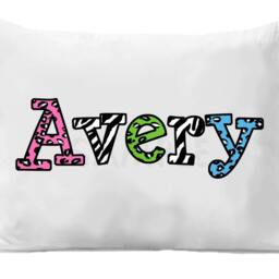 Personalized Polka Dot Name Pillowcase, Kids Bedding - thumbnail 2