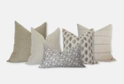 Neutral Pillow Combinations, Beige Cream Covers, Sofa Throw Set Of 5, Tan Sets, Natural Covers