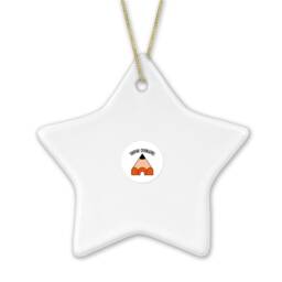 Friends Photo Ornament Customisable Star Shaped Bauble - thumbnail 3