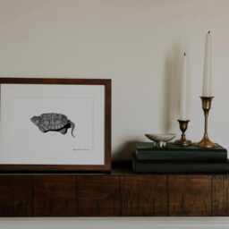 Snapping Turtle Hatchling Art Print Scientific Illustration, Framed Option - thumbnail 3