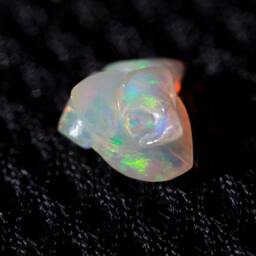 Opal Multicolor Flower Carving - 1.9 Cts - thumbnail 3