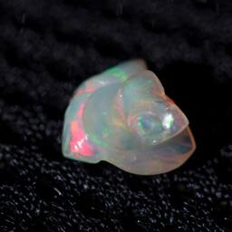 Opal Multicolor Flower Carving - 1.9 Cts - thumbnail 4