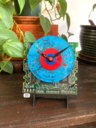 Mini Cd On Computer Circuit Board, Table/Shelf Display, Easel Stand Included - thumbnail 1
