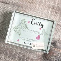 Personalised Friend Gift True Friends Quote Butterfly Heart Ceramic Small Mug Jug Vase Friendship Home Bud - thumbnail 3
